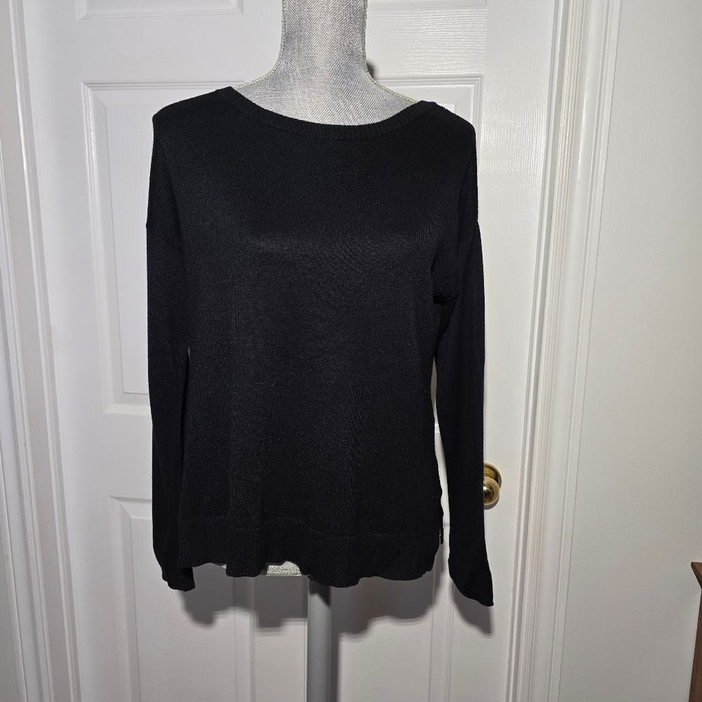 lululemon athletica Black Crewneck Sweater